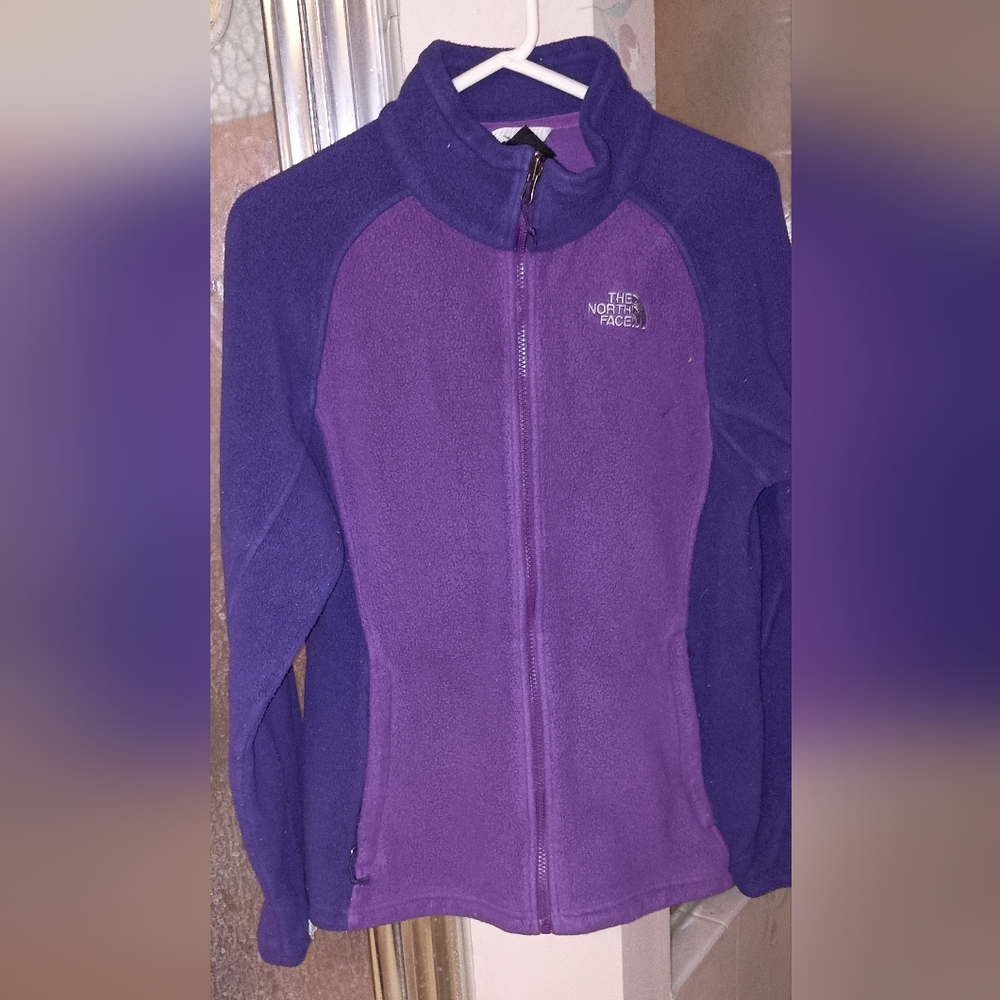 The North Face Women's Large Blue Purple Fleece Jacket